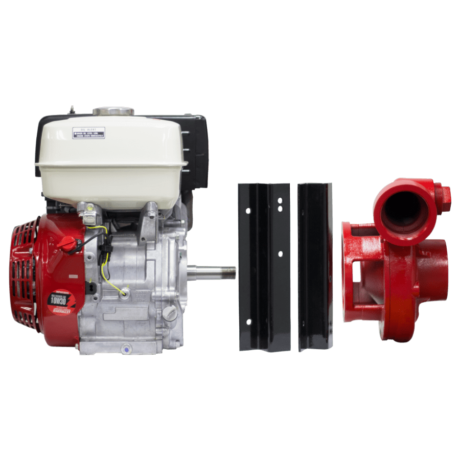 MOTOBOMBA DESENSAMBLADA ENERMAX  CENTRIFUGA ALTA PRESION HIERRO 3X3 13HP EN RIEL