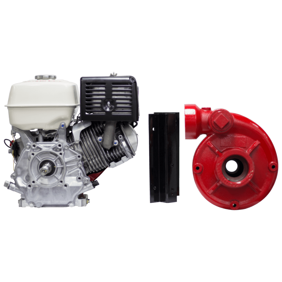 MOTOBOMBA DESENSAMBLADA ENERMAX  CENTRIFUGA ALTA PRESION HIERRO 3X3 13HP EN RIEL