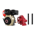 MOTOBOMBA DESENSAMBLADA KAMA 3X3 10HP CON RIEL