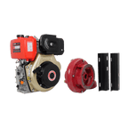 MOTOBOMBA DESENSAMBLADA KAMA 3X3 10HP CON RIEL