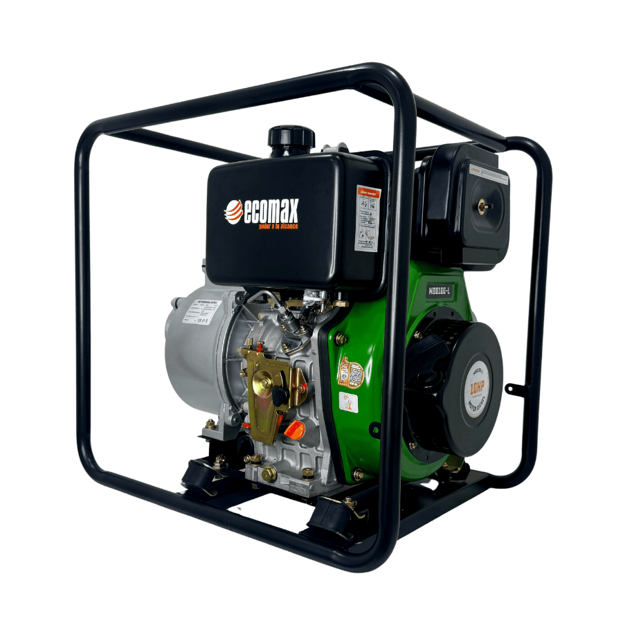 MOTOBOMBA DIESEL ECOMAX 10HP 4`X4`  AUTOCEBANTE ALUMINIO
