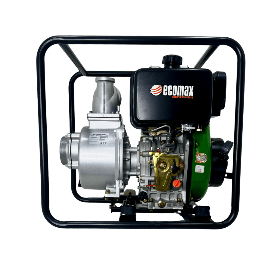MOTOBOMBA DIESEL ECOMAX 10HP 4`X4`  AUTOCEBANTE ALUMINIO