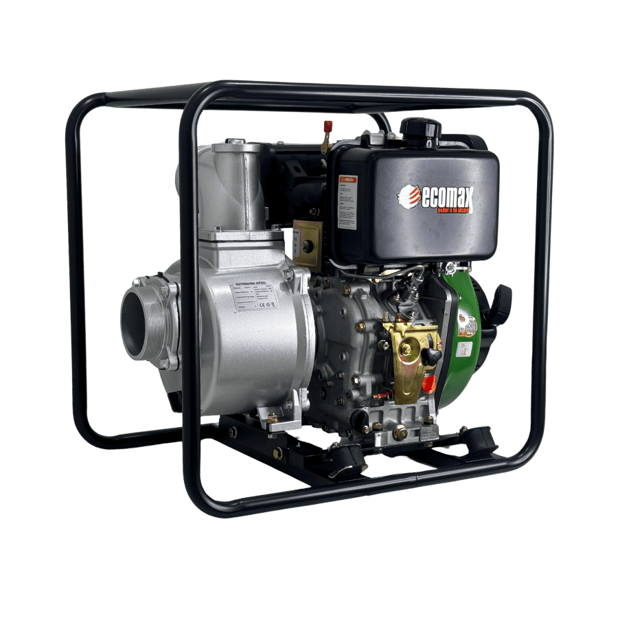 MOTOBOMBA DIESEL ECOMAX 10HP 4`X4`  AUTOCEBANTE ALUMINIO
