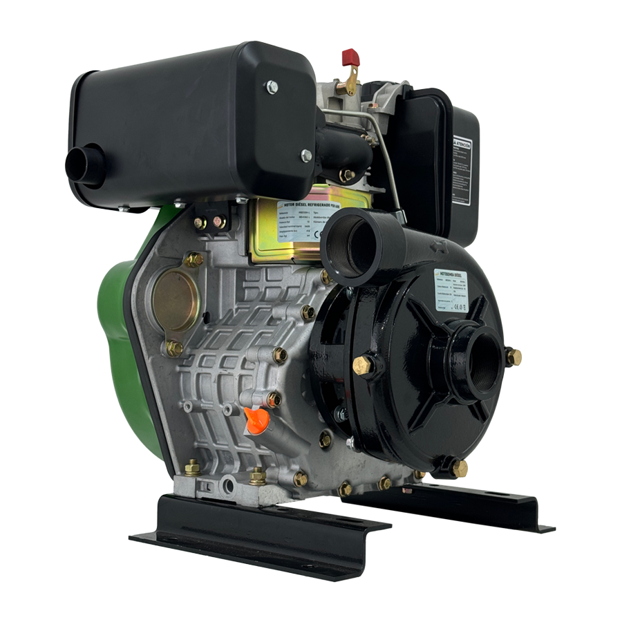 MOTOBOMBA DIESEL ECOMAX 10hp 2X2 ALTA PRESION