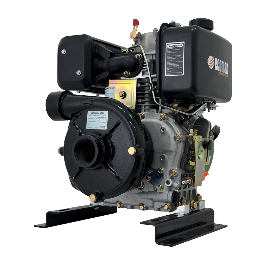 MOTOBOMBA DIESEL ECOMAX 10hp 2X2 ALTA PRESION