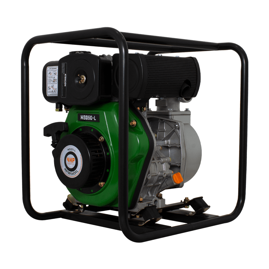 MOTOBOMBA DIESEL ECOMAX 4.2HP 2`X2  AUTOCEBANTE ALUMINIO