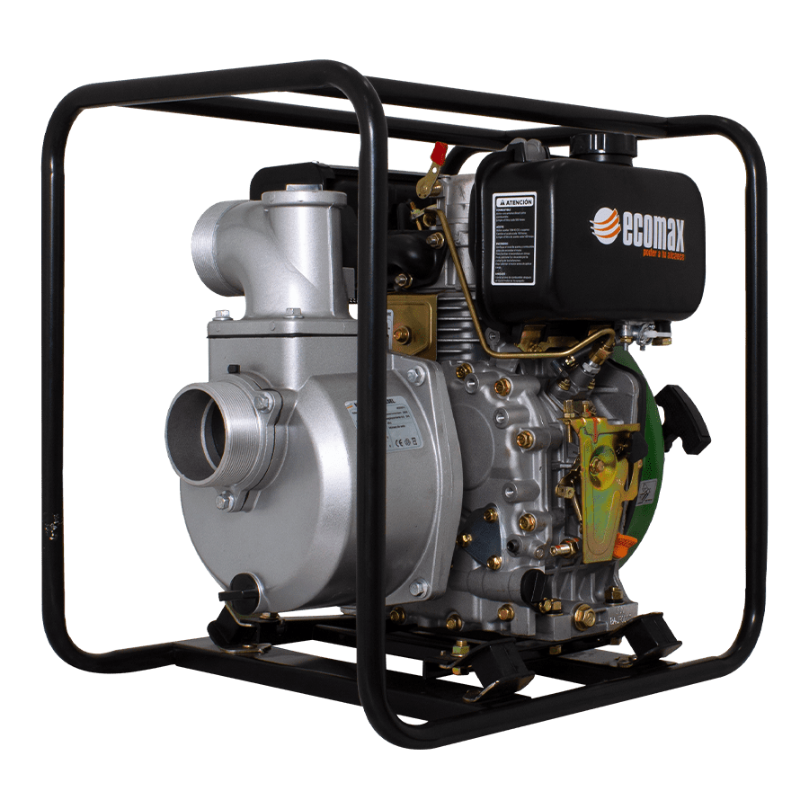 MOTOBOMBA DIESEL ECOMAX 6.1HP 3`X3`  AUTOCEBANTE ALUMINIO
