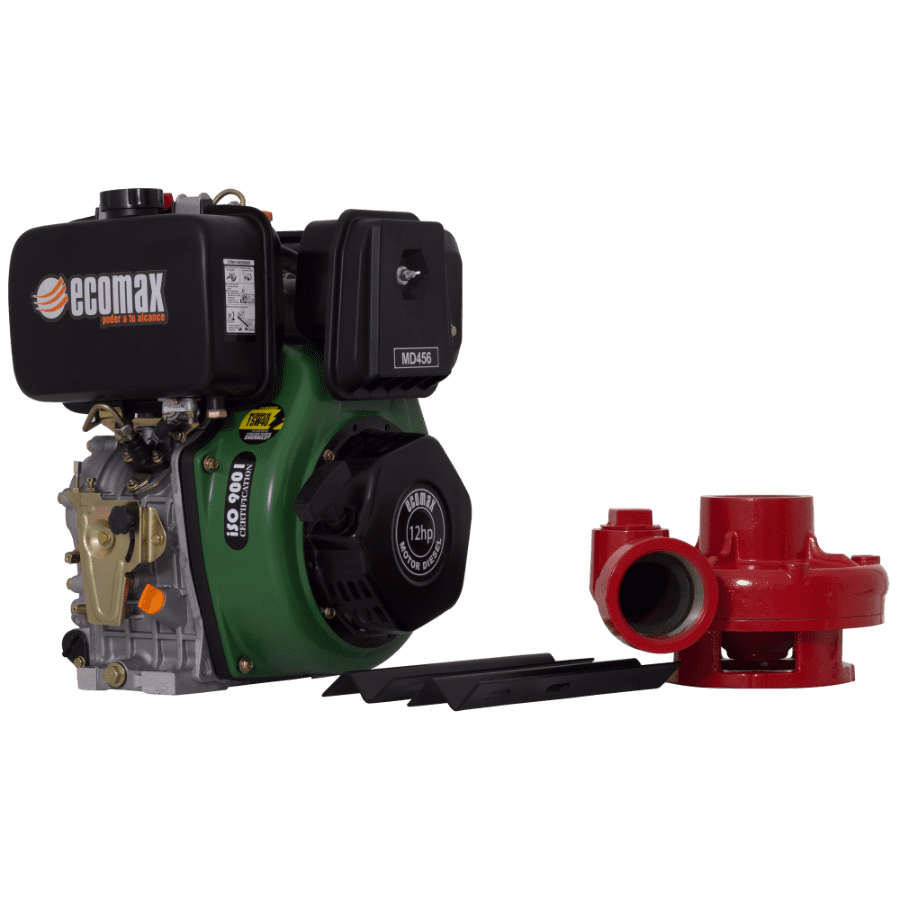 MOTOBOMBA DIESEL ECOMAX 12HP 3X3 ALTA PRESION ( DESENSAMBLADA )