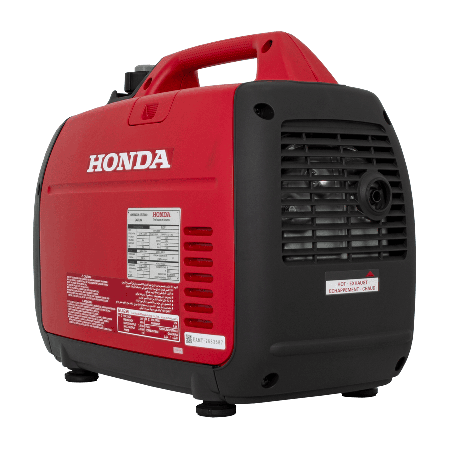 GENERADOR GASOLINA HONDA 2,2kVA MON(120Vac60hz)3600rpm CAB. ALT. HONDA
