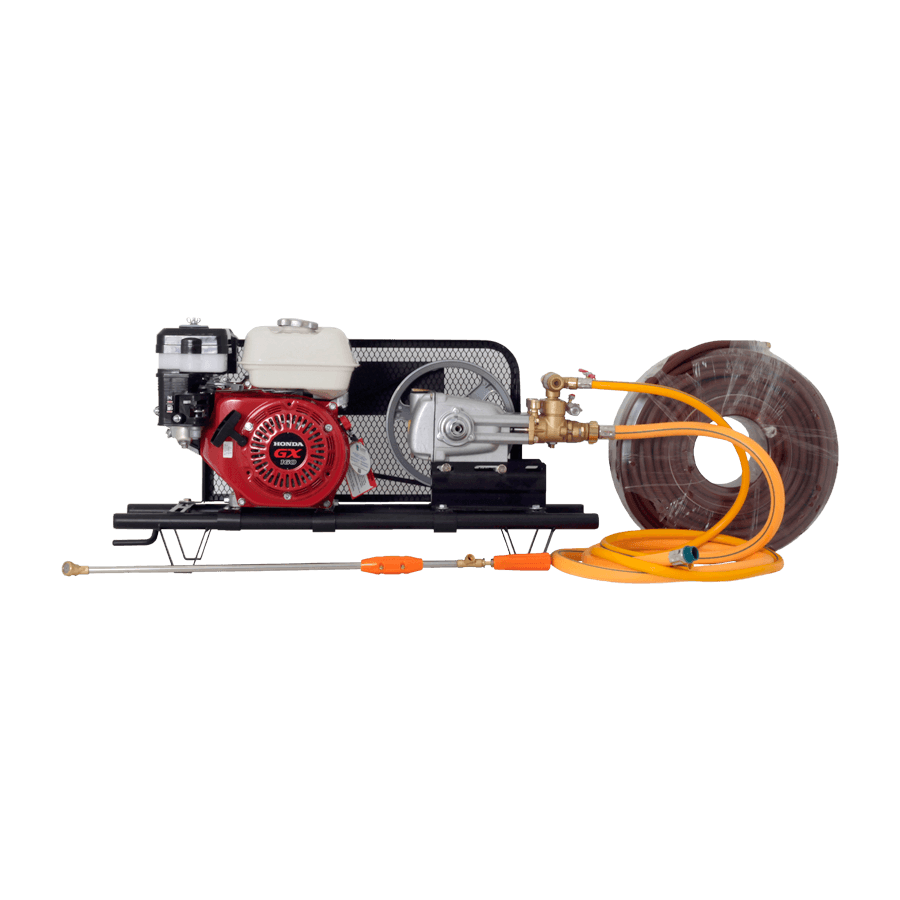 FUMIGADORA ENERMAX 5.5HP - 40L/M  3 PISTONES 30MM RETORNO AUTOMATICO
