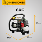 FUMIGADORA SEMIESTACIONARIA ECOMAX 26CC 2T 350psi 8lpm