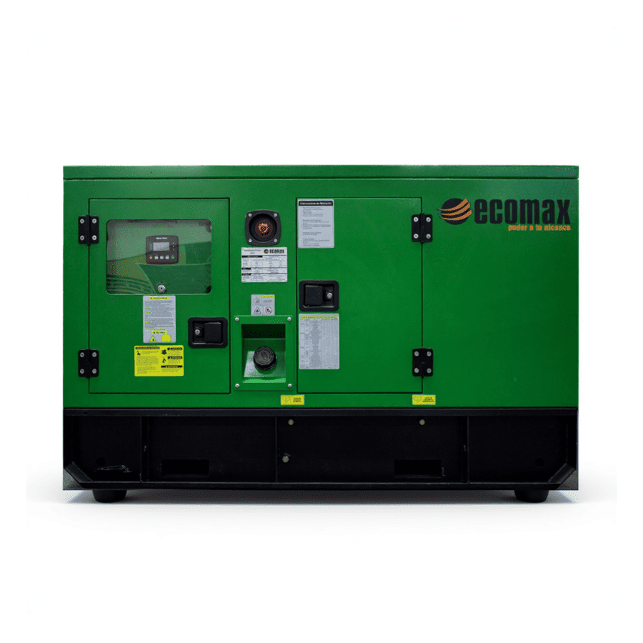 GENERADOR DIÉSEL ECOMAX 13,2kVA TRI(127/220Vac60hz)1800rpm CAB. ALT. YN ATS