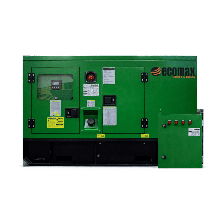 GENERADOR DIÉSEL ECOMAX 48,5kVA TRI(127/220Vac60hz)1800rpm CAB. ALT. YN ATS