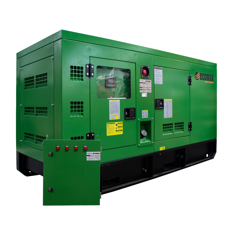 GENERADOR DIÉSEL ECOMAX 48,5kVA TRI(127/220Vac60hz)1800rpm CAB. ALT. YN ATS