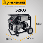 GENERADOR GASOLINA ENERMAX 3,2kVA MON(120/240Vac60hz)3600rpm AB. ALT. EN