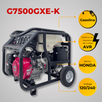 GENERADOR GASOLINA ENERMAX 7kVA MON(120/240Vac60hz)3600rpm AB. ALT. EN
