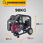 GENERADOR GASOLINA ENERMAX 7kVA MON(120/240Vac60hz)3600rpm AB. ALT. EN