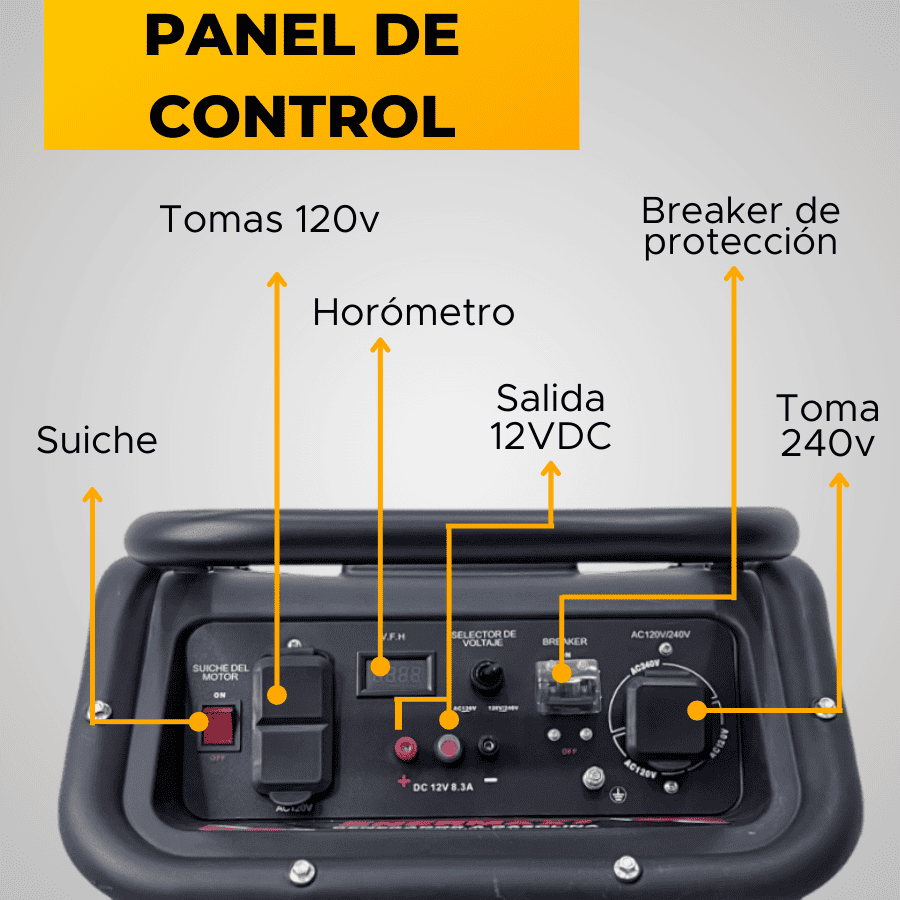 GENERADOR GASOLINA ENERMAX 7kVA MON(120/240Vac60hz)3600rpm AB. ALT. EN