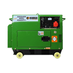 GENERADOR DIÉSEL ECOMAX 6.5kVA TRI Arr Elec(127/220Vac60hz)3600rpm CAB.ALT.EC