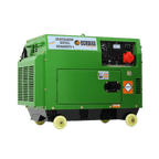 GENERADOR DIÉSEL ECOMAX 6.5kVA TRI Arr Elec(127/220Vac60hz)3600rpm CAB.ALT.EC