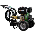 HIDROLAVADORA DIESEL ECOMAX 10 HP ARRANQUE MAN-ELEC 3000 PSI