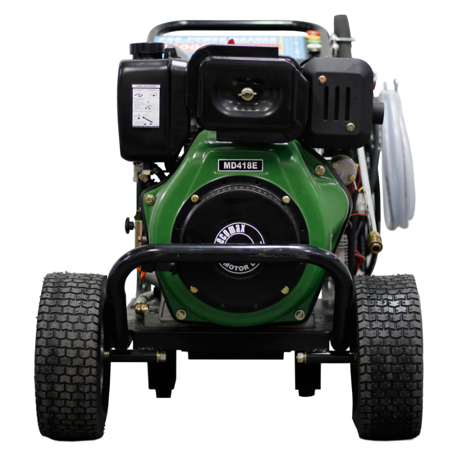 HIDROLAVADORA DIESEL ECOMAX 10 HP ARRANQUE MAN-ELEC 3000 PSI