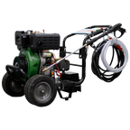 HIDROLAVADORA DIESEL ECOMAX 10 HP ARRANQUE MAN-ELEC 3000 PSI