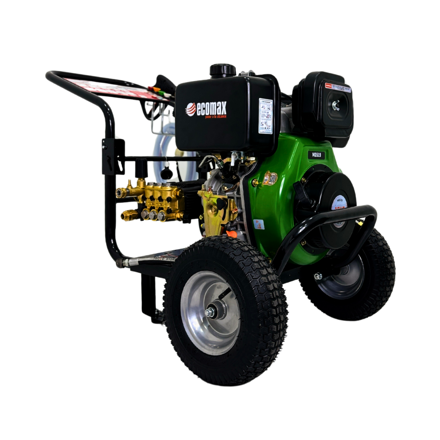 HIDROLAVADORA DIESEL ECOMAX 15 HP ARRANQUE MAN-ELEC 3400 PSI