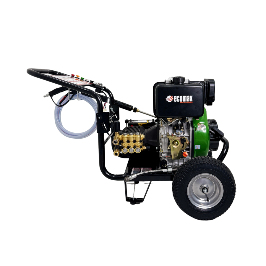 HIDROLAVADORA DIESEL ECOMAX 15 HP ARRANQUE MAN-ELEC 3400 PSI