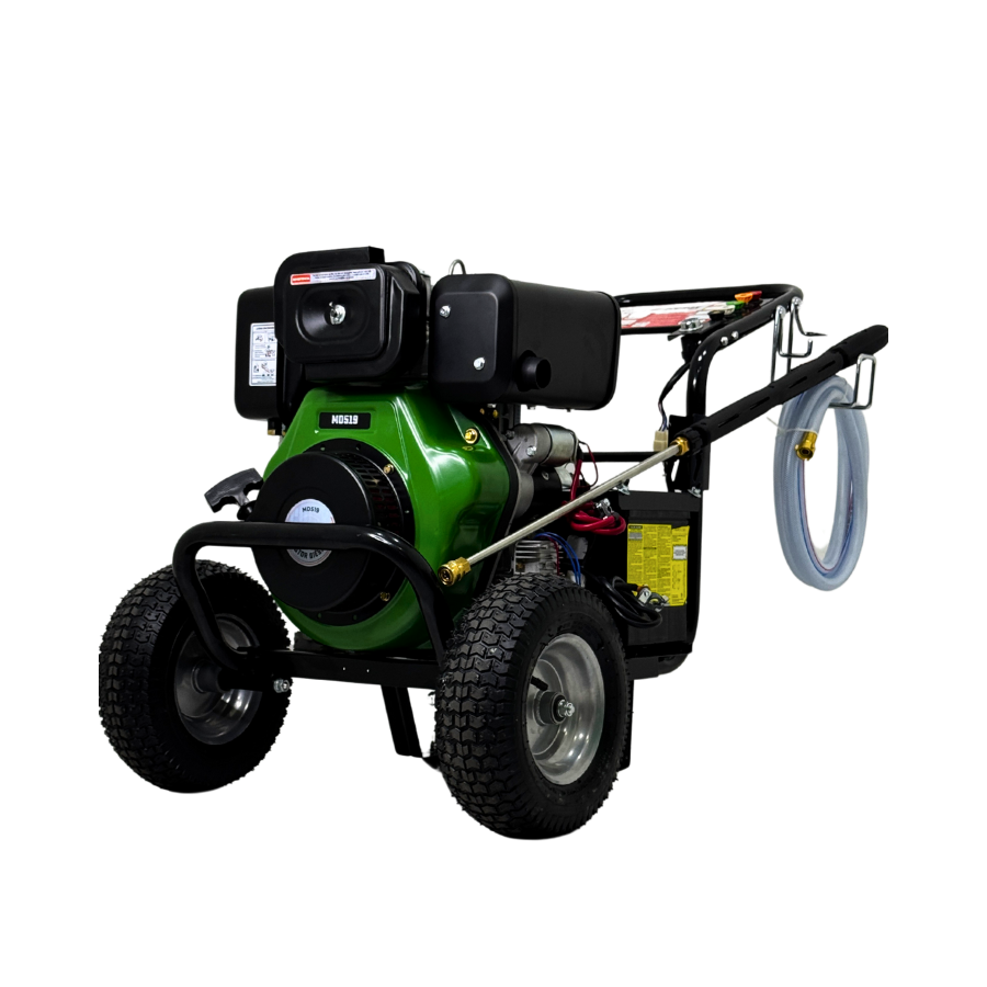 HIDROLAVADORA DIESEL ECOMAX 15 HP ARRANQUE MAN-ELEC 3400 PSI