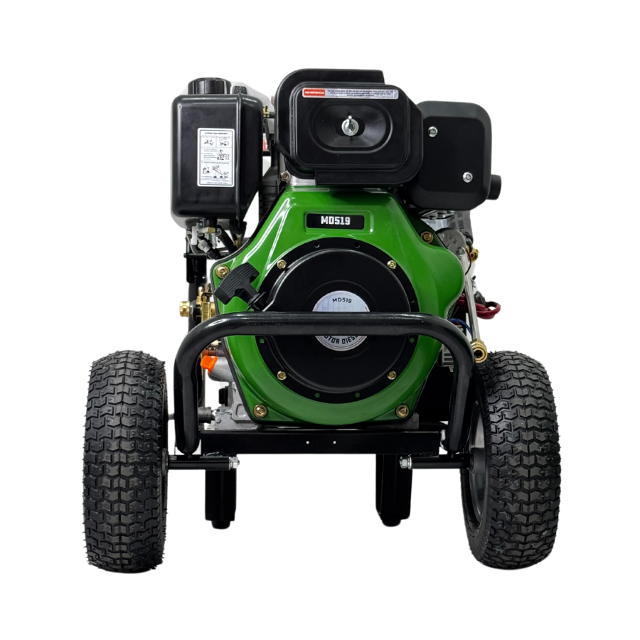 HIDROLAVADORA DIESEL ECOMAX 15 HP ARRANQUE MAN-ELEC 3400 PSI