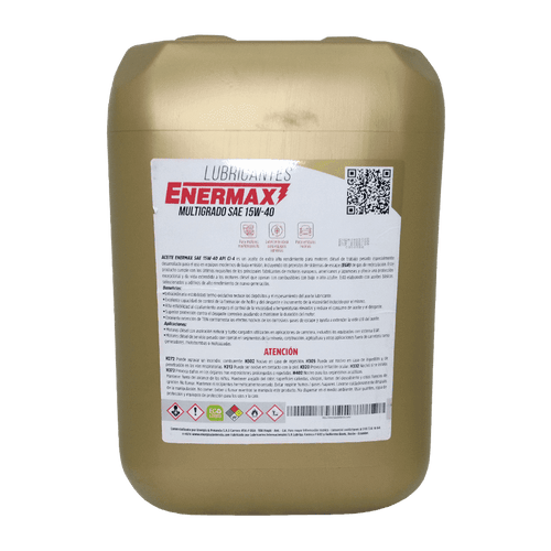 ACEITE ENERMAX 15W40 4Tx GARRAFA 5 GAL