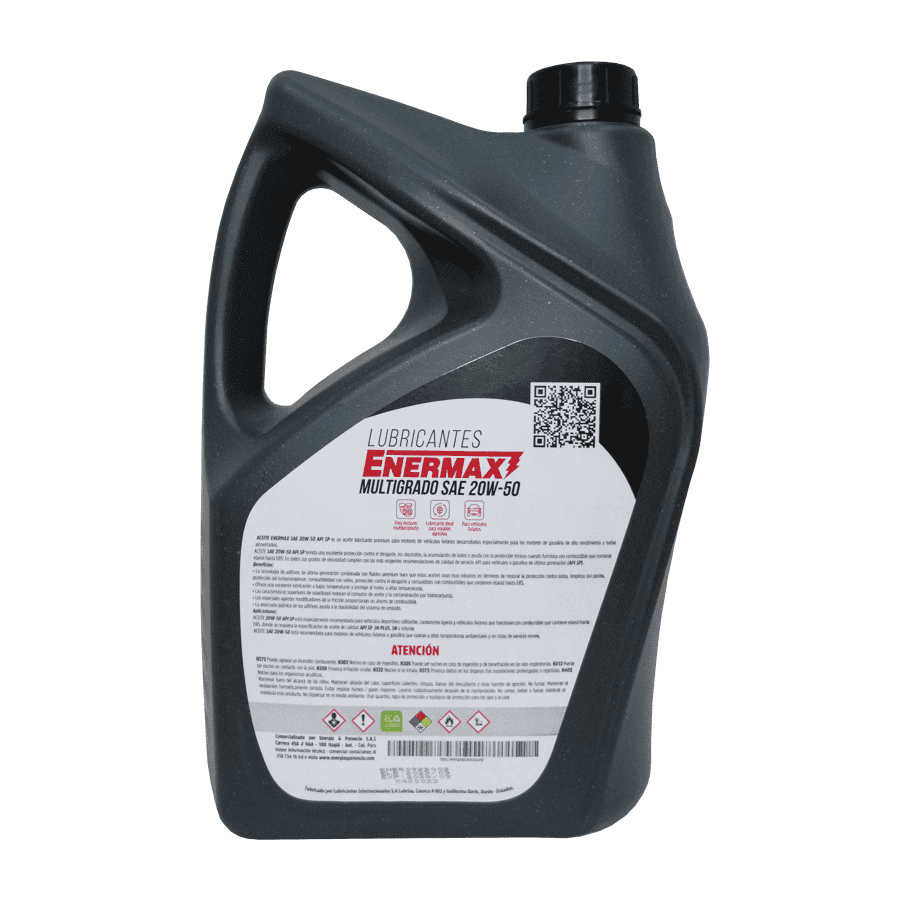 ACEITE ENERMAX 20W50 4Tx GALON