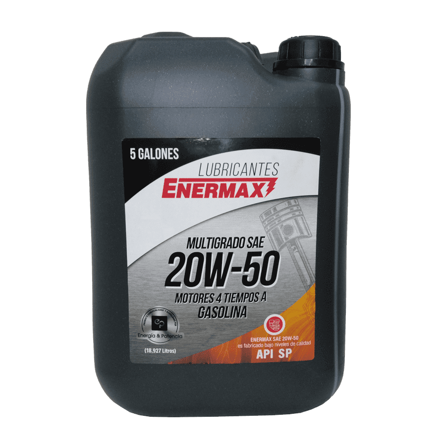ACEITE ENERMAX 20W50 4Tx GARRAFA 5 GAL