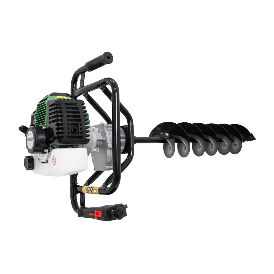 AHOYADORA GASOLINA ECOMAX 2T 52CC CON BARRENOS DE 10CM Y 15CM