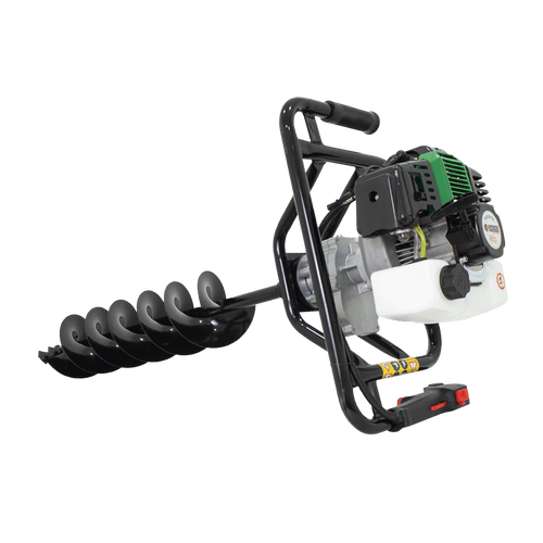 AHOYADORA GASOLINA ECOMAX 2T 52CC CON BARRENOS DE 10CM Y 15CM