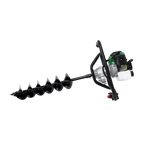 AHOYADORA GASOLINA ECOMAX 2T 52CC CON BARRENOS DE 10CM Y 15CM