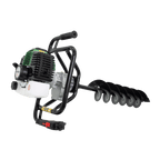 AHOYADORA GASOLINA ECOMAX 2T 52CC CON BARRENOS DE 10CM Y 15CM