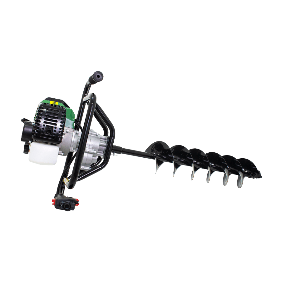 AHOYADORA GASOLINA ECOMAX 2T 52CC CON BARRENOS DE 10CM Y 15CM