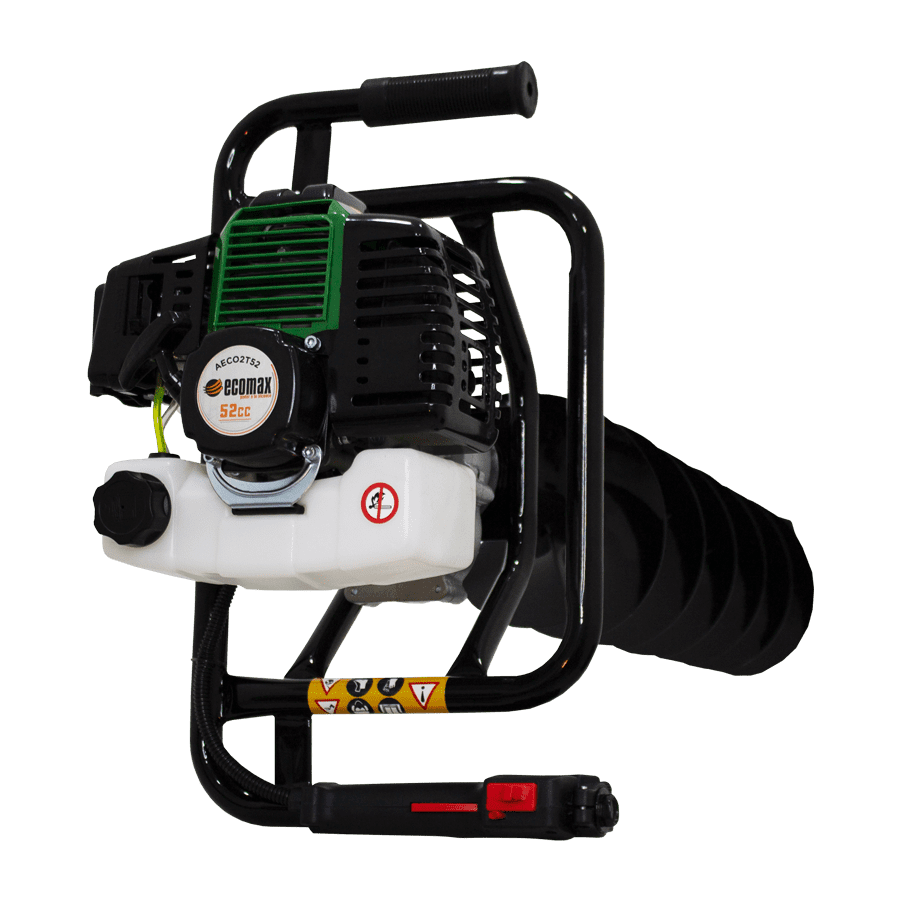 AHOYADORA GASOLINA ECOMAX 2T 52CC CON BARRENO DE 20CMx80CM