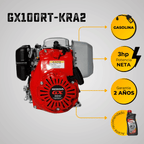 MOTOR GASOLINA HONDA (3HP-2.2KW) 3600RPM EMBRAGUE ARRANQUE MANUAL APISONADOR