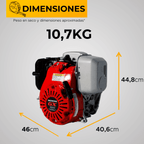 MOTOR GASOLINA HONDA (3HP-2.2KW) 3600RPM EMBRAGUE ARRANQUE MANUAL APISONADOR