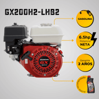 MOTOR GASOLINA HONDA (6.5HP-4.9KW) 1800RPM CUÑA ARRANQUE MANUAL