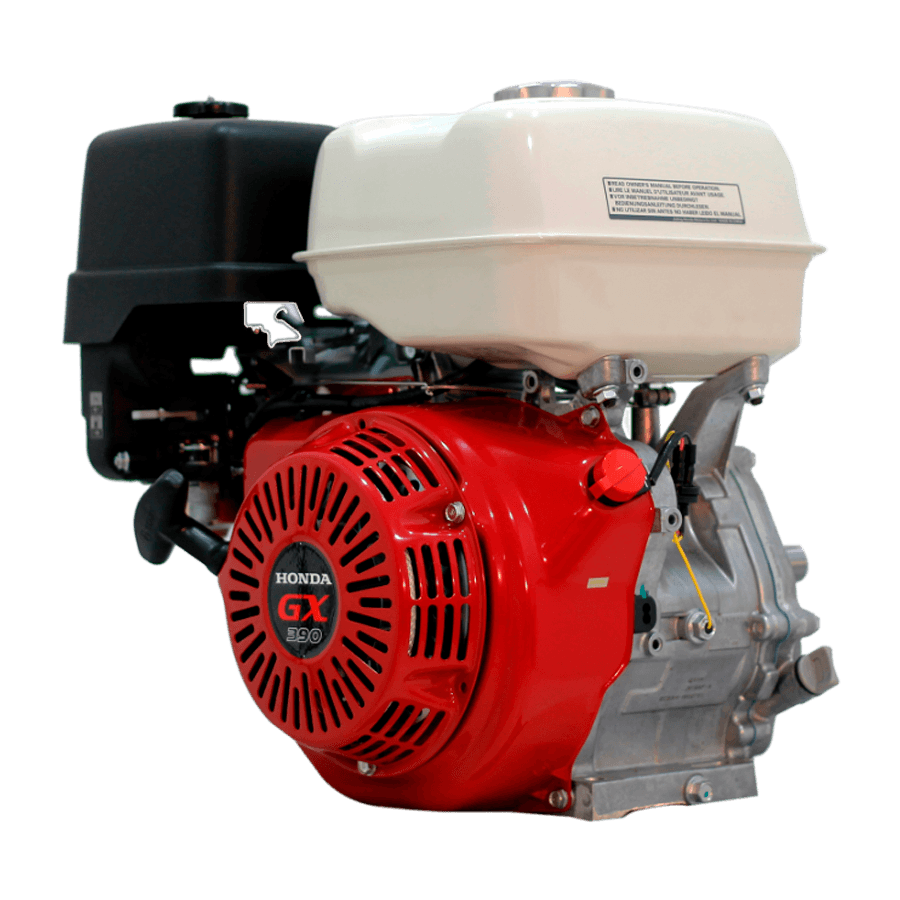 MOTOR GASOLINA HONDA (13HP-9.7KW) 3600RPM CUÑA ARRANQUE MANUAL, ALARMA DE ACEITE