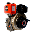 MOTOR DIESEL KAMA (6.1HP-4.6KW) 1800RPM CUÑA EJE 25mm CUÑA ARRANQUE MANUAL.