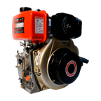MOTOR DIESEL KAMA (6.1HP-4.6KW) 1800RPM CUÑA EJE 25mm CUÑA ARRANQUE MANUAL.