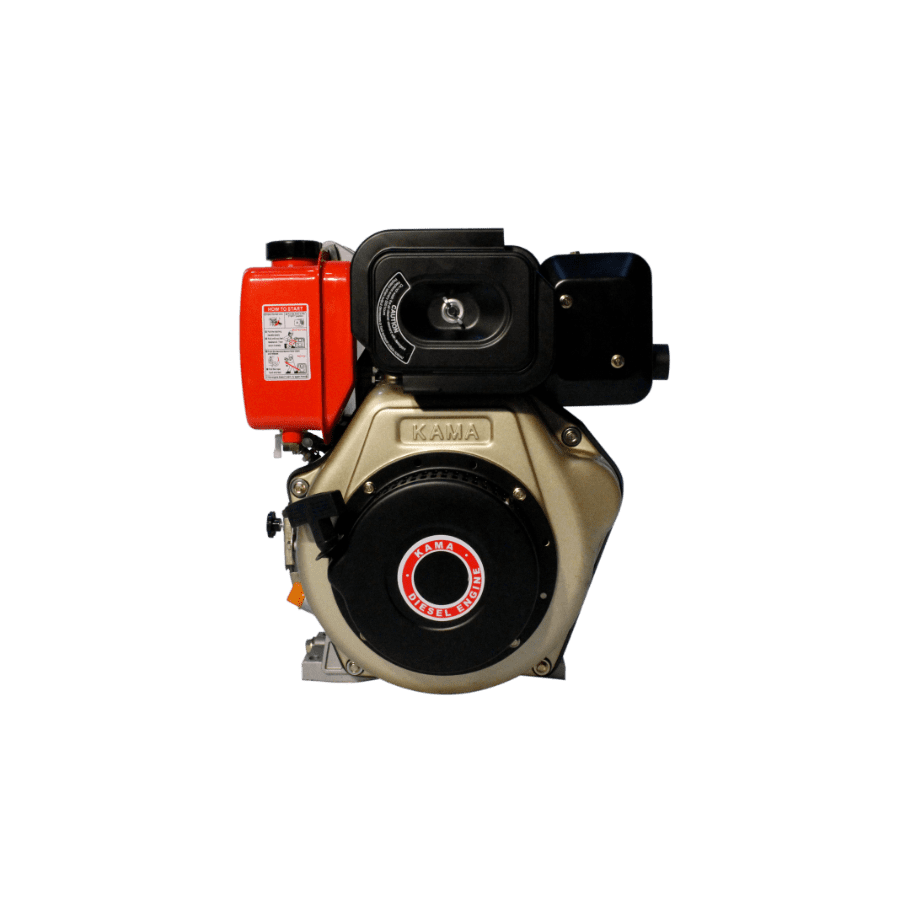 MOTOR DIESEL KAMA (10HP-7.5KW) 3600RPM CUÑA-ROSCA EJE 1 ARRANQUE MANUAL