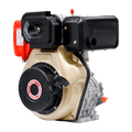 MOTOR DIESEL KAMA (9.5HP-7.1KW) 1800RPM CUÑA EJE 30mm ARRANQUE MANUAL.