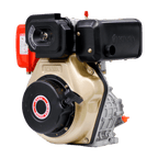 MOTOR DIESEL KAMA (9.5HP-7.1KW) 1800RPM CUÑA EJE 30mm ARRANQUE MANUAL.