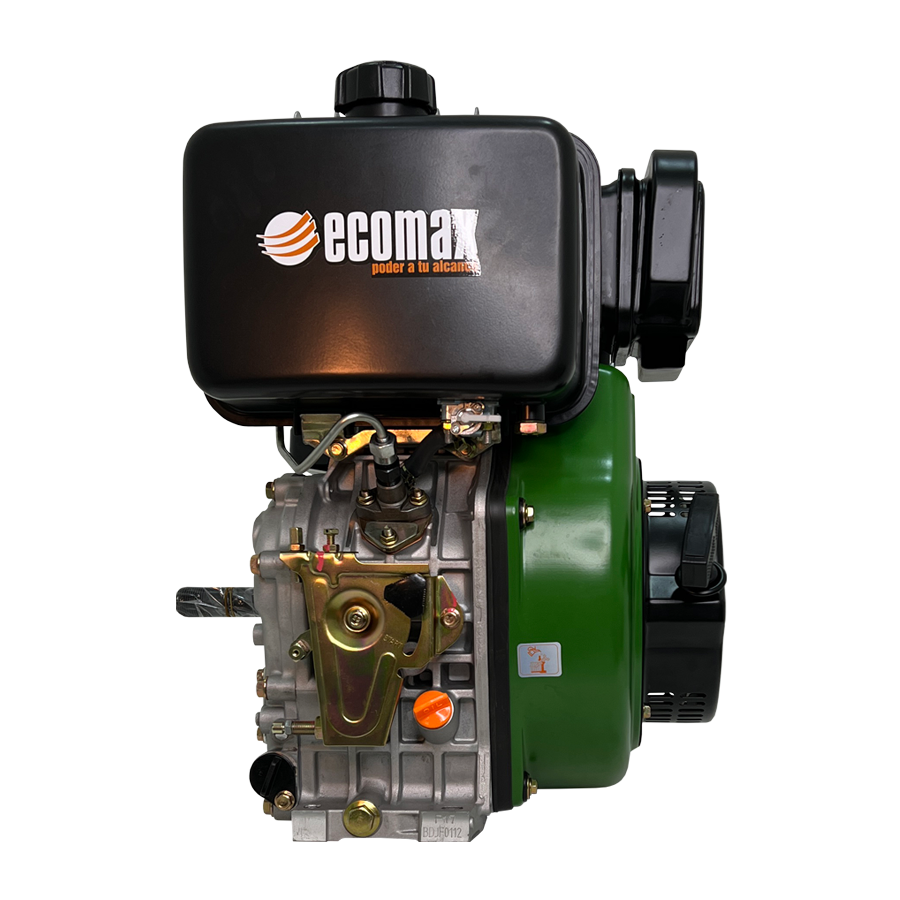 MOTOR DIESEL ECOMAX 15HP 3600RPM ROSCA EJE 1` ARRANQ MANUAL